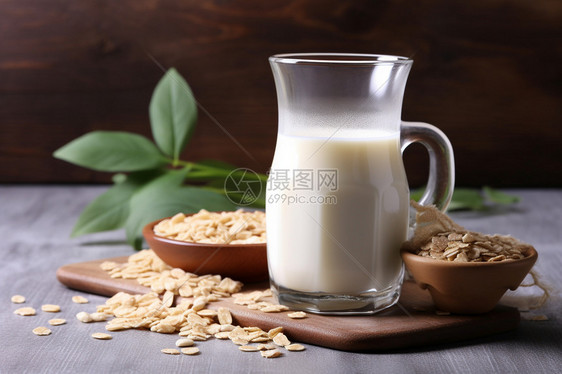 燕麦营养豆奶饮品图片