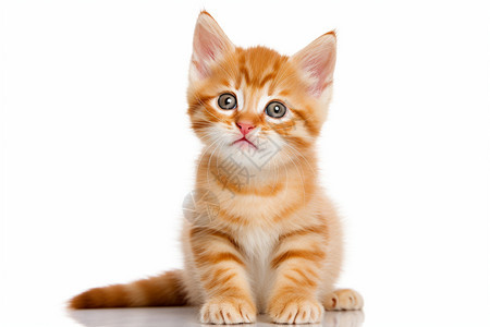 可爱的虎斑猫幼崽图片