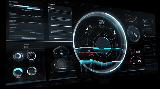 创新技术的虚拟屏幕界面高清图片