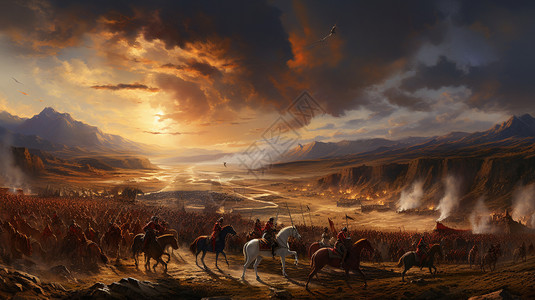 古代的战场图片