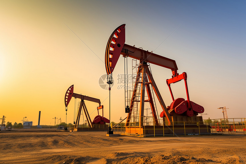 开采石油基地高清图片下载-正版图片600423393-摄图网