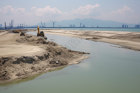 土地填海图片