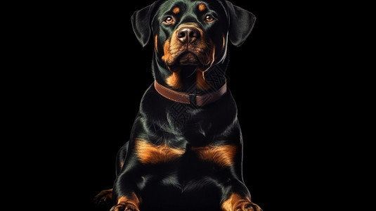 罗威纳犬背景图片