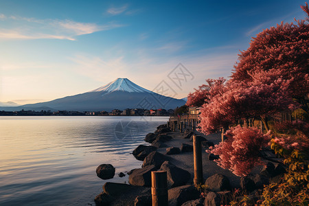 火山自然景观图片