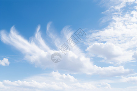 天空漂浮的白云图片