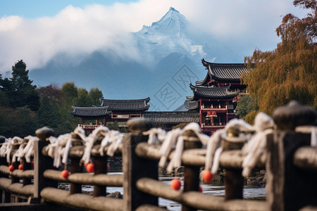 旅游美景建筑背景图片