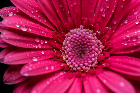 粉色炫彩雨后鲜艳的非洲菊背景