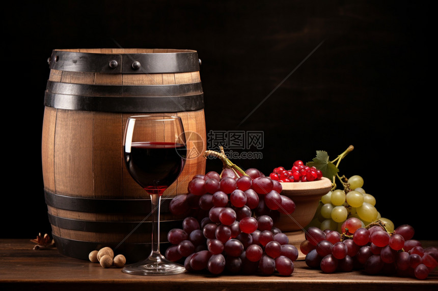 精酿的葡萄酒图片