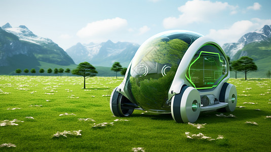 创新科技的未来派新能源汽车图片