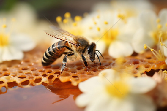 农场养殖的蜜蜂图片