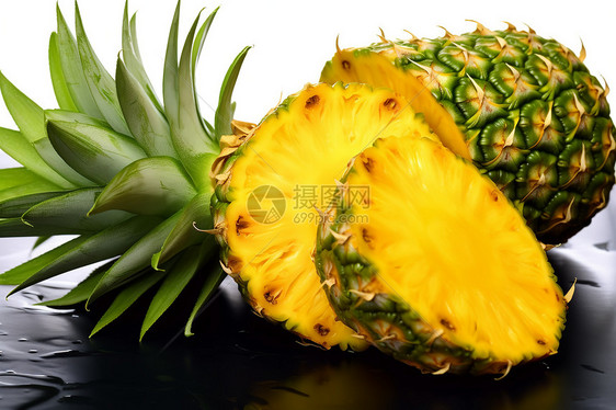 热带地区的菠萝图片