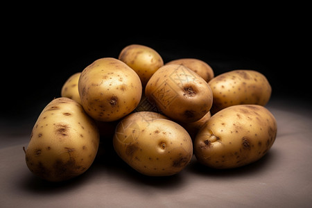 营养健康的土豆背景图片