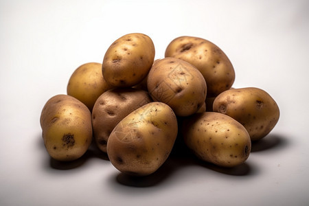 天然新鲜的土豆图片