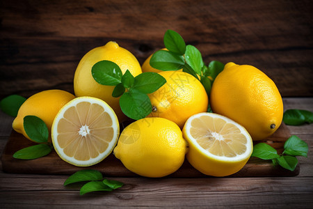 抗氧化的柠檬图片