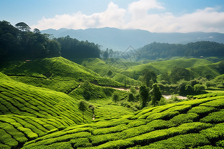 热带环境的小山图片