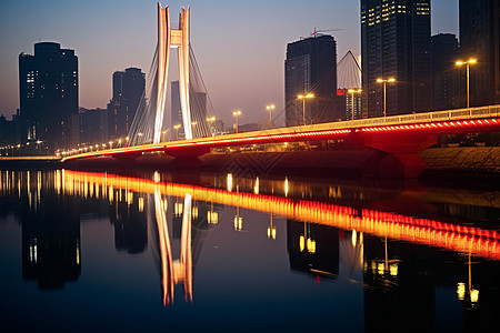 城市旅游的夜景图片