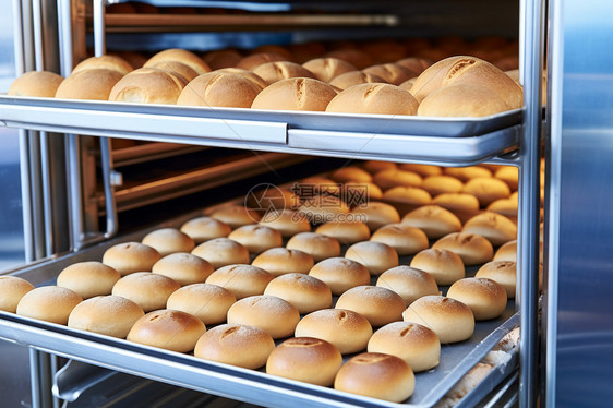 面包自动化生产图片