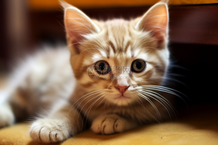 毛茸茸的小橘猫高清图片下载-正版图片600432607-摄图网