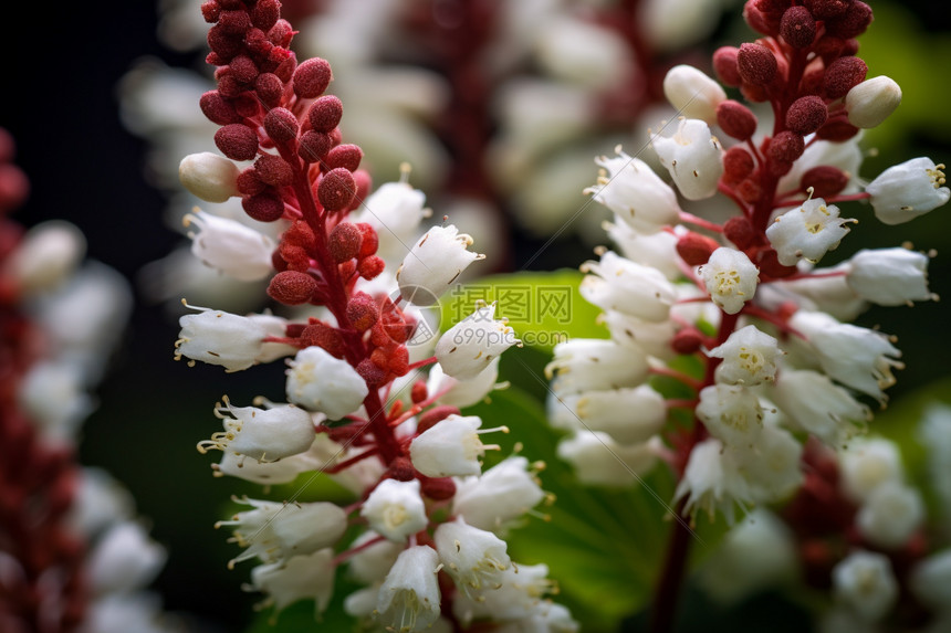 一串小白花图片