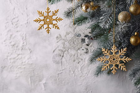 圣诞节挂件圣诞树的装饰品背景