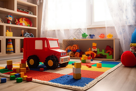 室内家居室内儿童玩具房间背景