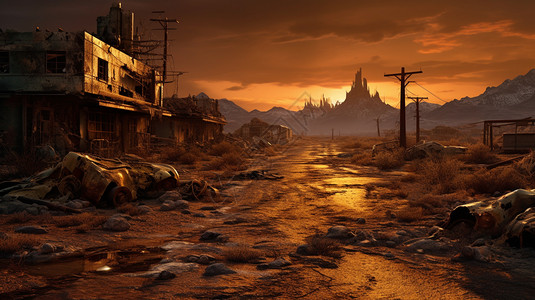 绝望世界末日的感觉插画