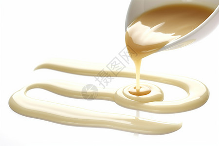 咸味的炼奶背景图片