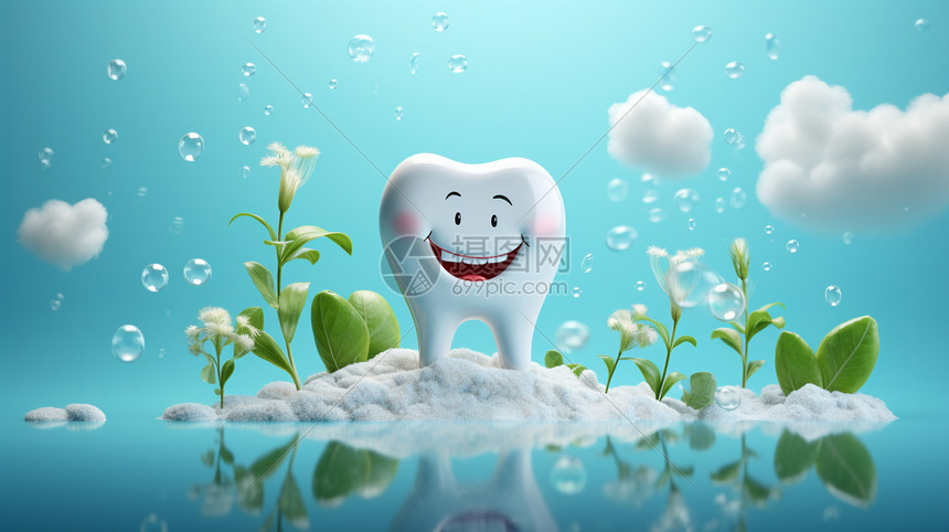 护理口腔牙齿的海报图片