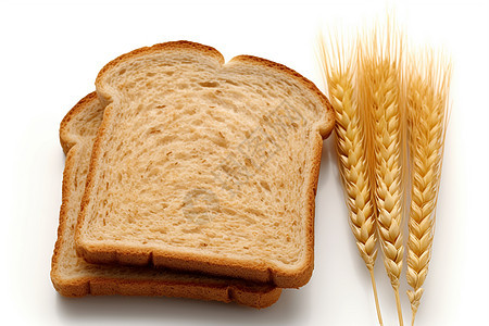 健康营养的小麦面包图片
