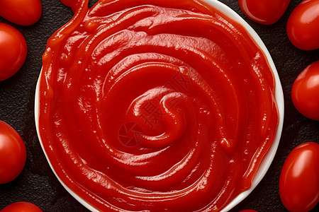 餐饮美食的调味品番茄酱图片