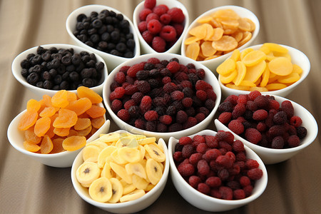 健康可口的水果干图片
