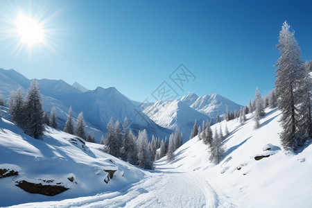 著名的阿尔卑斯山图片