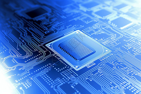 创新科技微处理器的电路板背景图片