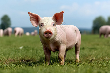 农村养殖的猪崽图片