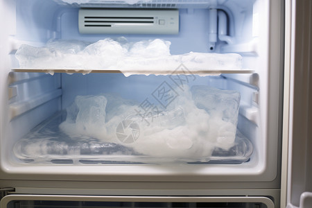 冰箱里的冰块图片