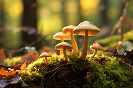 成熟的蘑菇图片