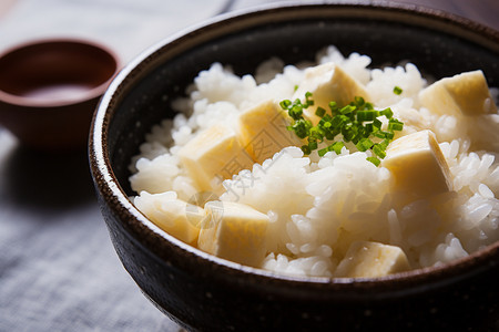 丰富大米饭营养丰富的大米饭背景