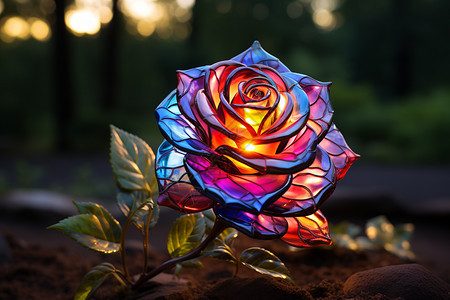 抽象3D花卉图片