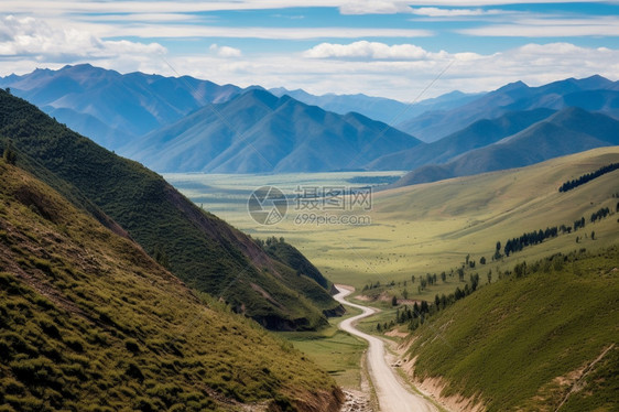 川西公路的自然景观图片