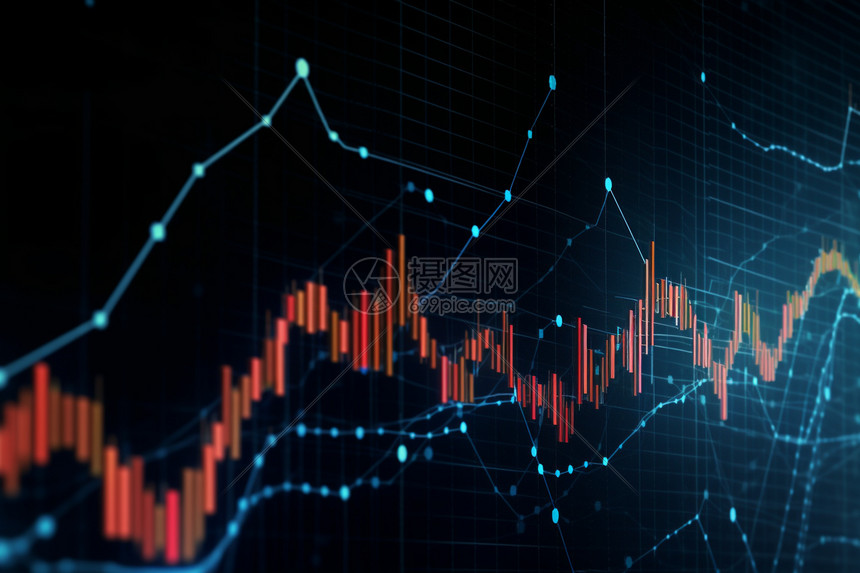 股票曲线背景高清图片下载-正版图片600437371-摄图网
