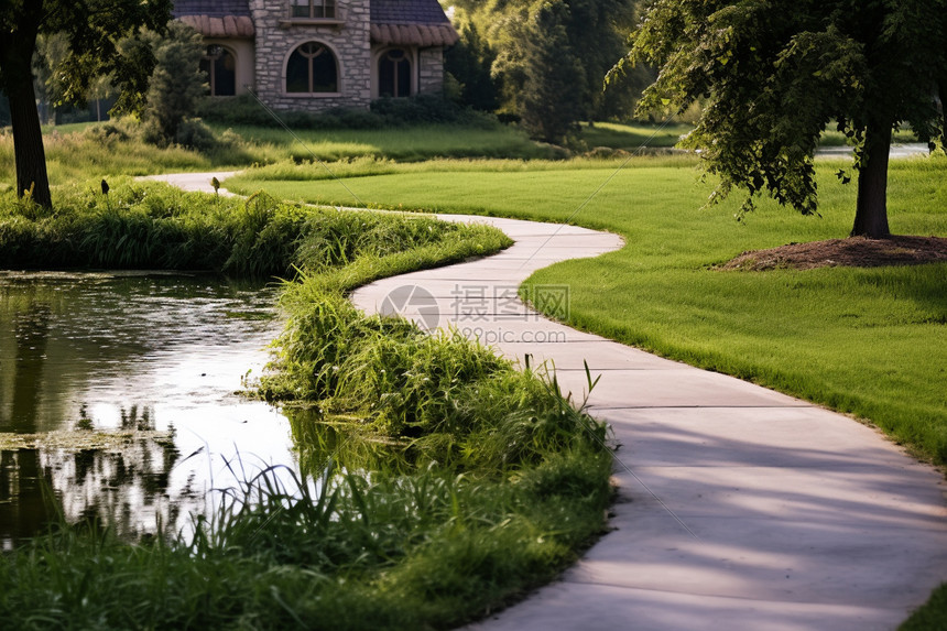公园绿色的草地高清图片下载-正版图片600437494-摄图网