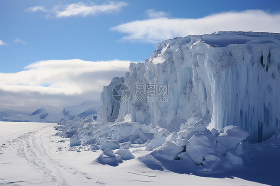 冰天雪地的大自然图片