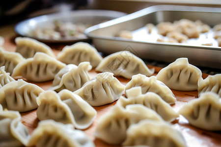 大年初九东北大水饺背景