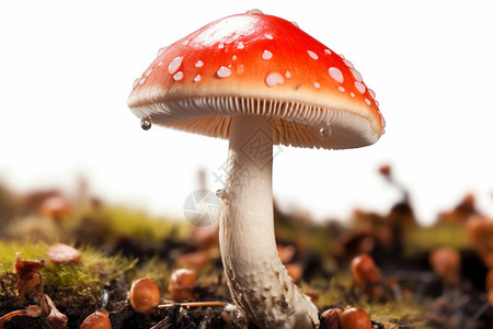 有毒的小蘑菇图片