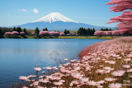 日本富士山图片