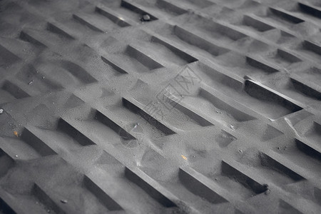 抽象创意灰色水泥格栅地面图片