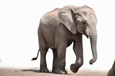 憨憨的大象图片