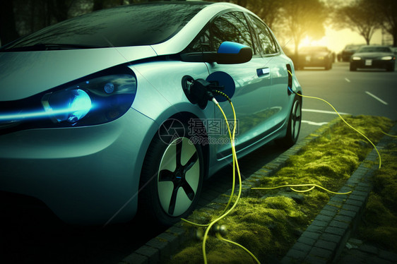现代新能源动力汽车图片