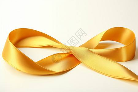 黄色的捆绑丝带背景图片