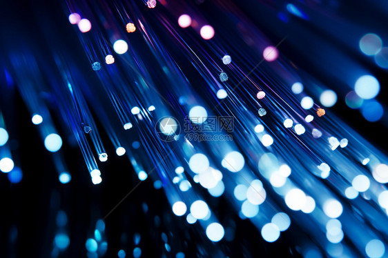 科技派的高速互联网光纤图片